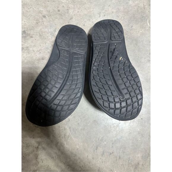 OOFOS OOahh Recovery Sandal Slide Slip On Shoes Black Mens Size 6 Women Size 8 - Picture 5 of 6